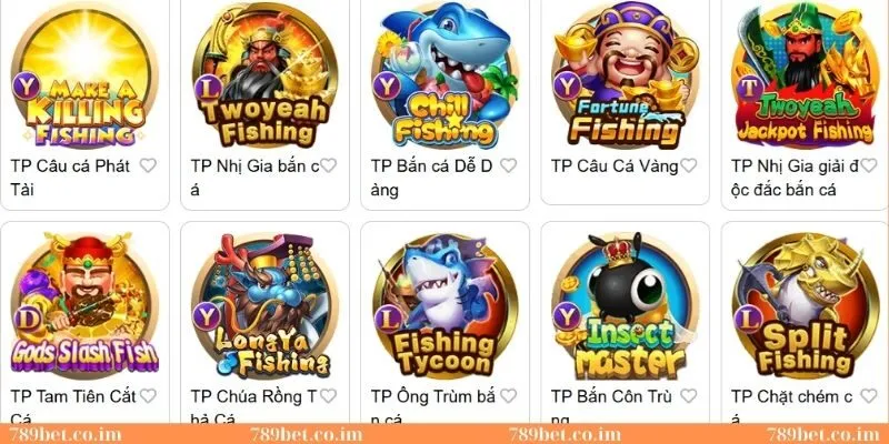 Sản phẩm đi săn trong danh mục bắn cá